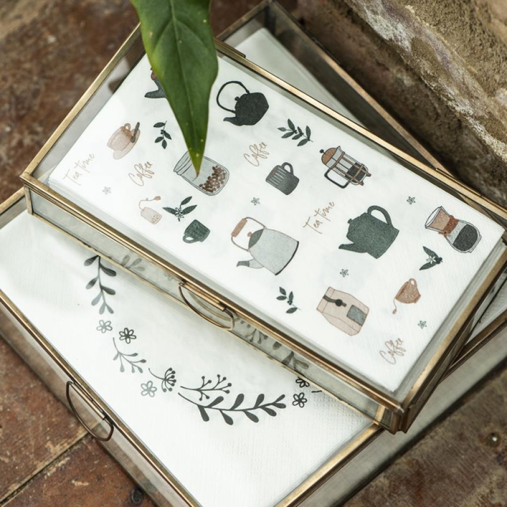 Modstander blandt Motivering Servietter til Tea time fra Ib Laursen pris 29.-