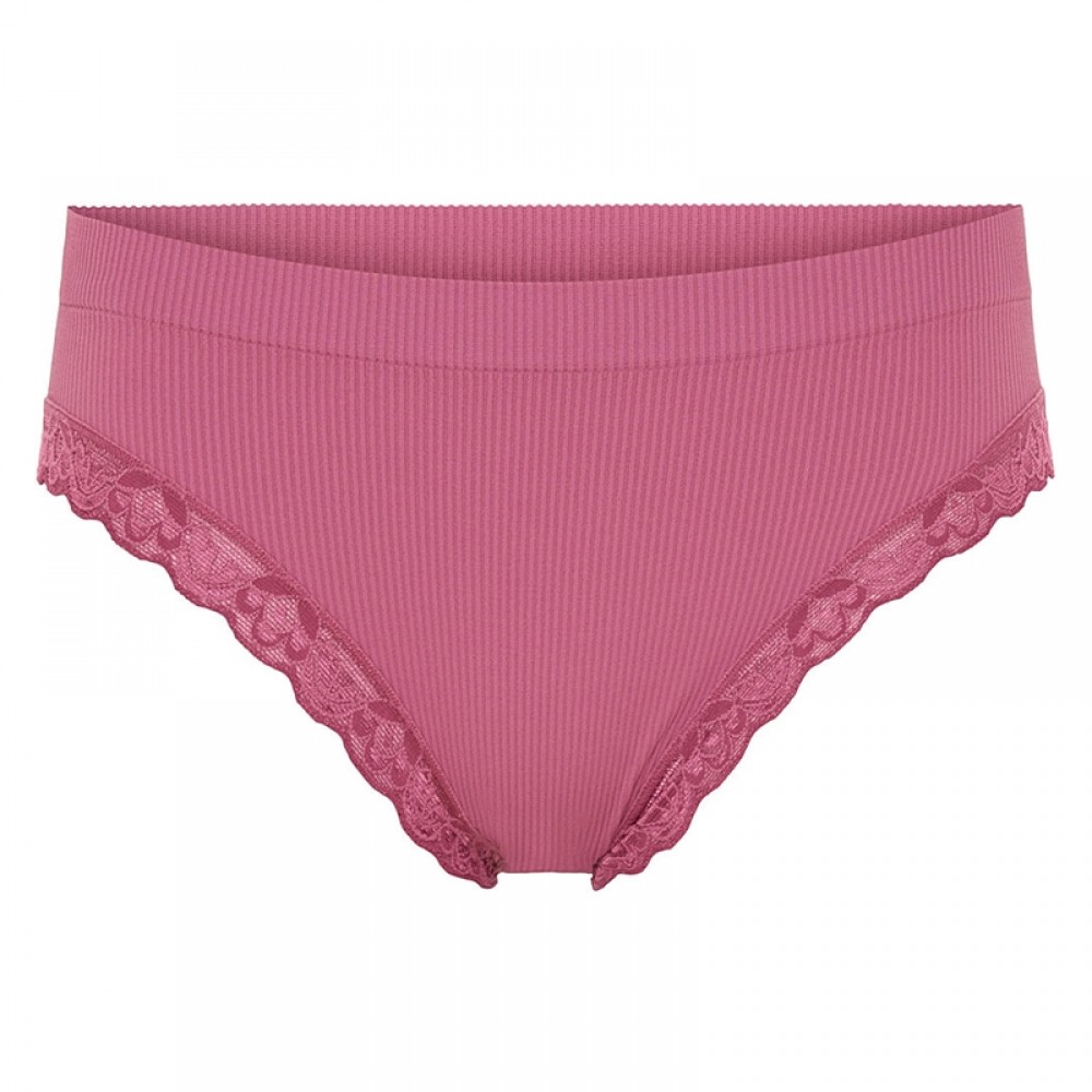 Feline rib trusse m/ blonde - Malva