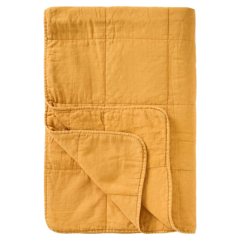 Ib Laursen - Gult Vintage Quilt tæppe