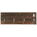 Ib Laursen - Advents kalender træ skilt 1-4