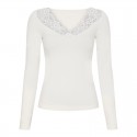 Tim & Simonsen Belen Bluse L/Æ - Offwhite