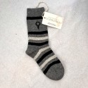 Gorridsen Design - Uld strømper grå/sort