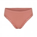 Feline rib trusse m/ blonde - Peach