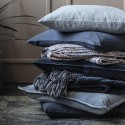 Ib Laursen - Velour pudebetræk Midnight blue