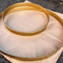 Nordic by hand - Guld metalring