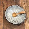 Salt ske i teak træ