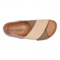 Liv (Annet) sandal - Multi Fuchsia mix