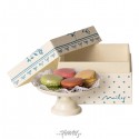 Maileg - Box m/Macarons & kagefad