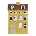 Ib Laursen - Nyhavn hus til fyrfadslys gul H18cm