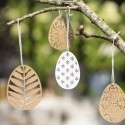 Ib Laursen - 4 stk natur papirklip oph.