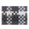 Plain beat uld plaid - Blå toner