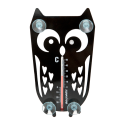 Pluto termometer m/sugekop - Sort Ugle