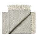 Uld Plaid Fanø - Light grey 140x240cm