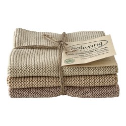 Solwang øko karklude 3 stk - Sand mix