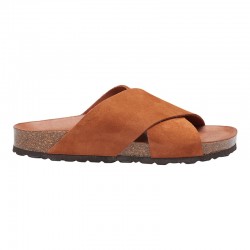 Annet sandal - Cognac m/ brun bund 