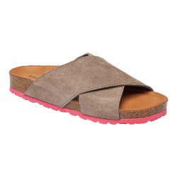 Tim & Simonsen - Annet sandal Grå/ fuxia bund