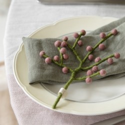 Én Gry & Sif - Mini gren m/ rosa bær