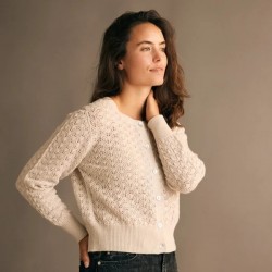 Gorridsen Design - Eva Ivory Cardigan