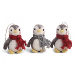 Én Gry & Sif - 3 stk baby pingvin ophæng