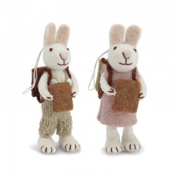 Én Gry & Sif - Skolestart Kanin H14cm