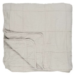 Ib Laursen - Quilt sengetæppe ash grey 240x240cm