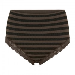 ISA strib midi trusse m/ blonde - Noce