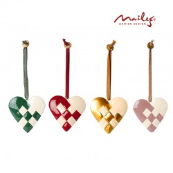 Maileg Jul - Oph. metal flethjerte