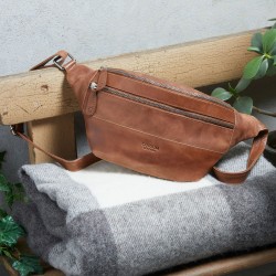 Corium bæltetaske - Dusty cognac
