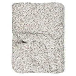 Ib Laursen - Quilt sand m/ rosa og lyseblå blomster