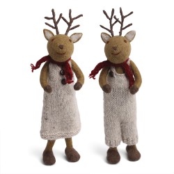 Én Gry & Sif - Stor brun Rensdyr H27cm