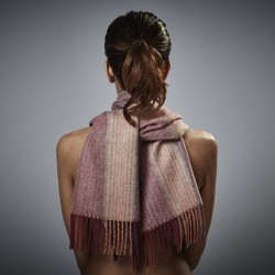 Halstørklæde - Baby alpaca peach
