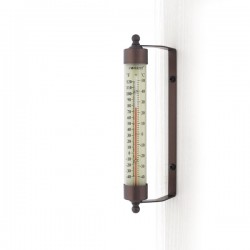 Udendørs termometer - bronze alu