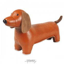 Züny Dørstop Gravhund brun
