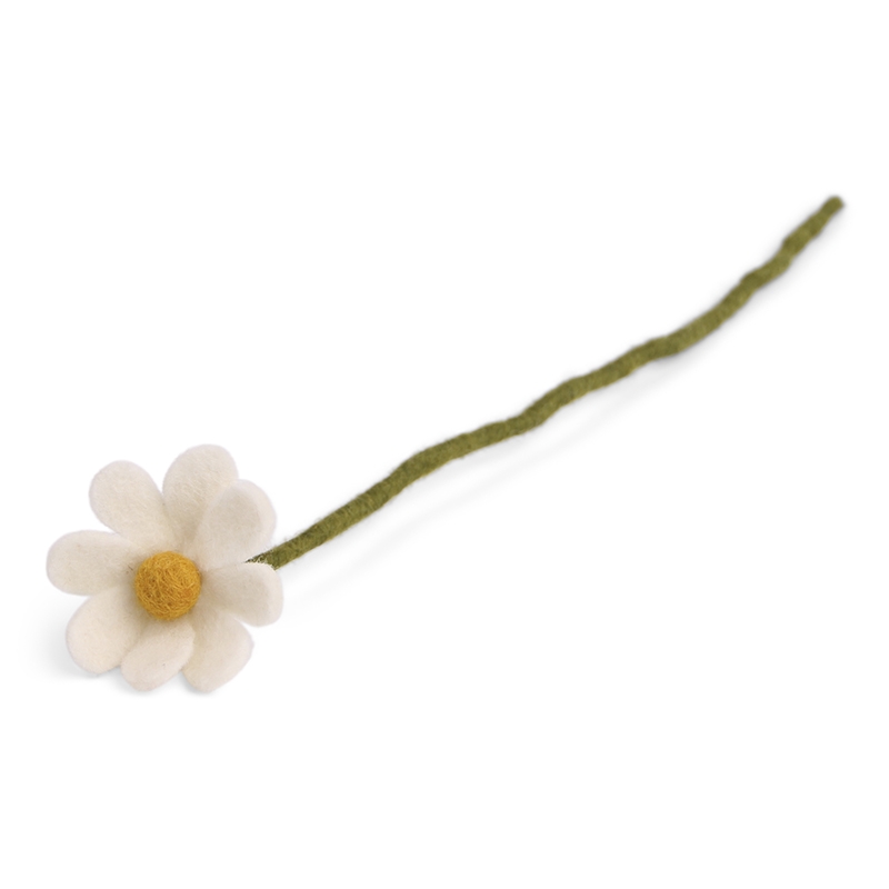 Billede af Ãn Gry & Sif - Anemone filt blomst hvid