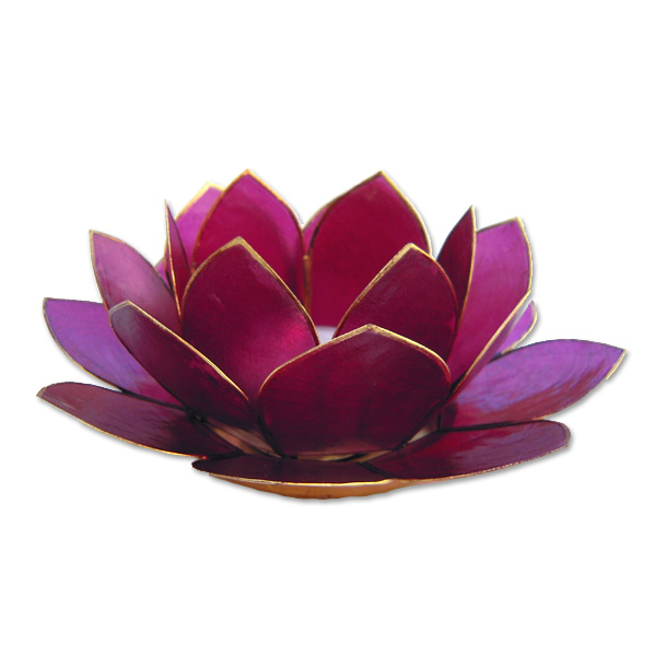 Billede af Lotus lysestage - Fuchsia