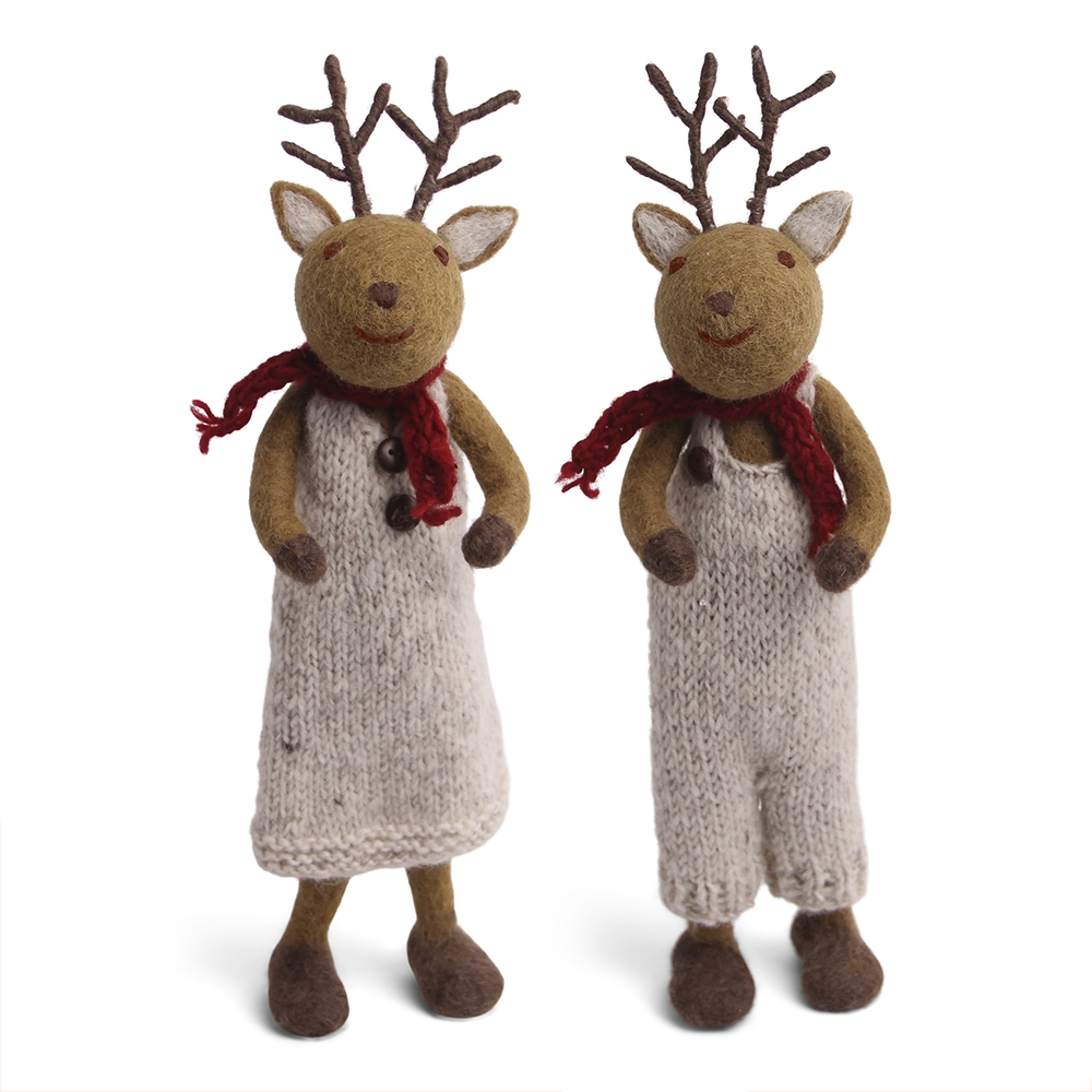 Billede af Ãn Gry & Sif - Stor brun Rensdyr H27cm
